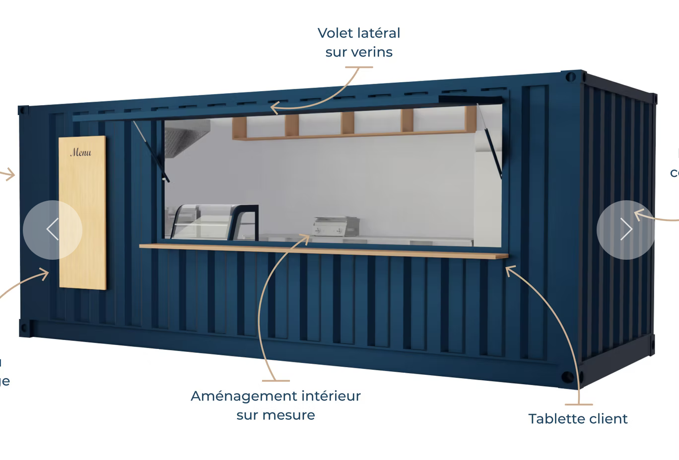 Container Restaurant 20 Pieds – Image 2